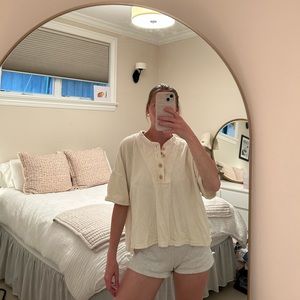 Off-white oversized tunic top